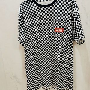 VANS checkered long tee!